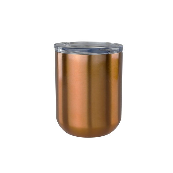Viking Double Wall Vacuum Stainless Steel Lowball Tumbler, 10oz. w/ Copper Lining