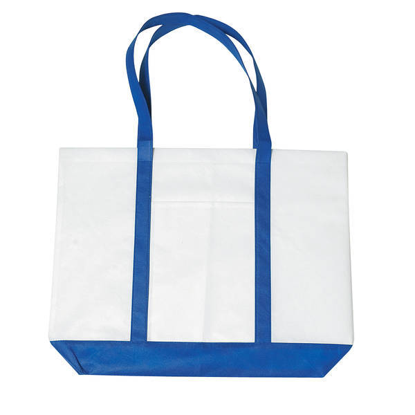 Colored Trim Non-Woven Tote