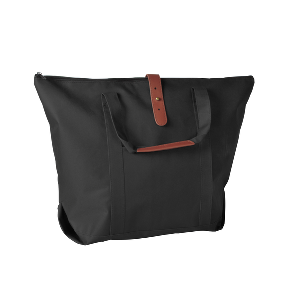 Mallard Polyester Tote w/ Leather-Like Accents