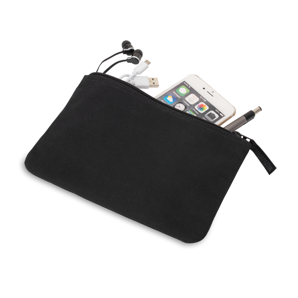 Avery Cotton Zippered Travel Pouch