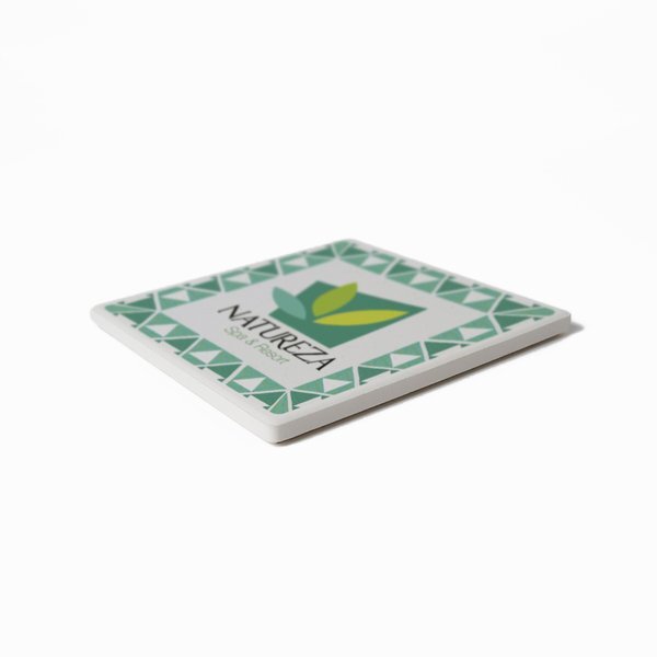 Absorbing Stone Coaster, Full Color Imprint