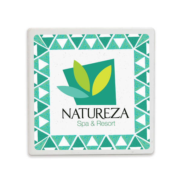 Absorbing Stone Coaster, Full Color Imprint