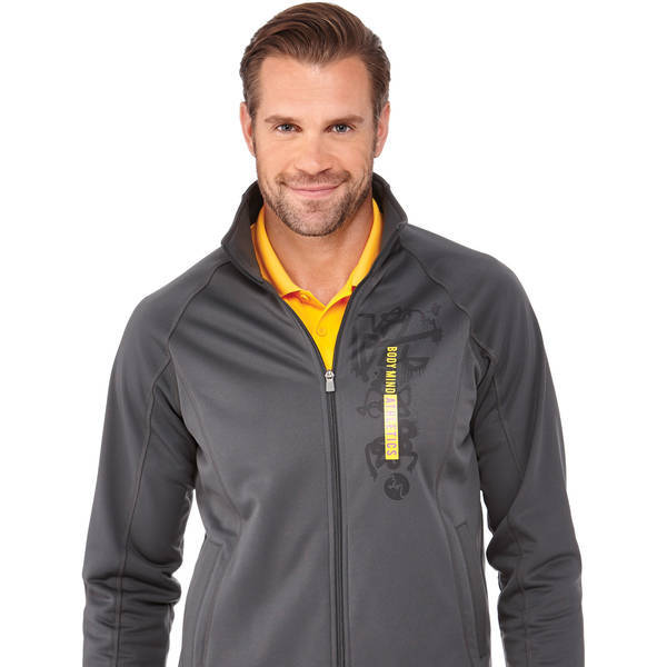 Okapi Men's Jersey Knit  Full Zip Jacket
