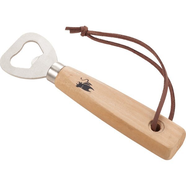 Bullware® Wood Handle Bottle Opener