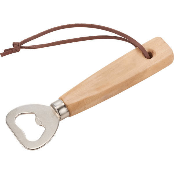 Bullware® Wood Handle Bottle Opener
