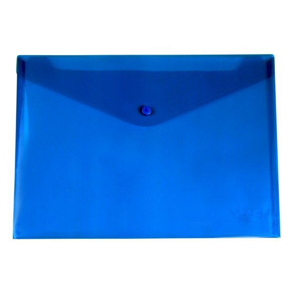 Plastic Envelopes with Snap Closure, 13 x 9-1/4