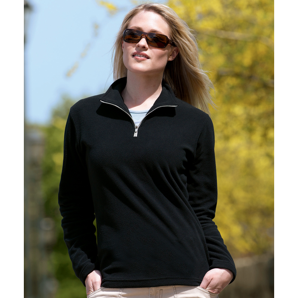 Charles River® Freeport Microfleece Ladies' Quarter Zip