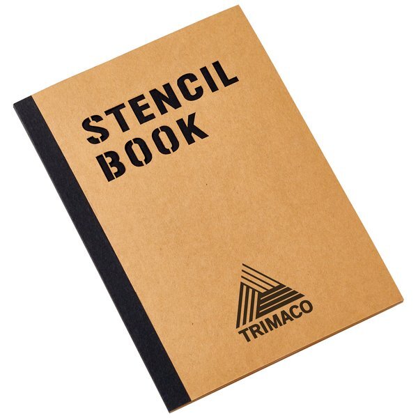 Stencil Kraft Cover Book