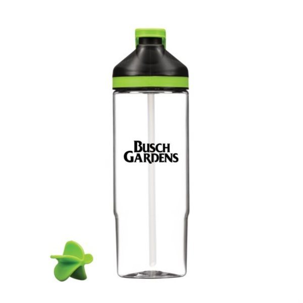 25oz Shaker Bottle with Mixer Flip Lid