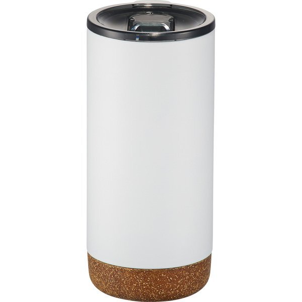 Valhalla Copper Vacuum Tumbler w/ Cork Bottom, 16oz.