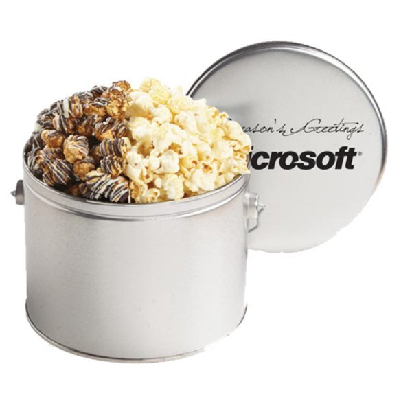 Gourmet Sweet & Savory Popcorn Tin, Half Gallon