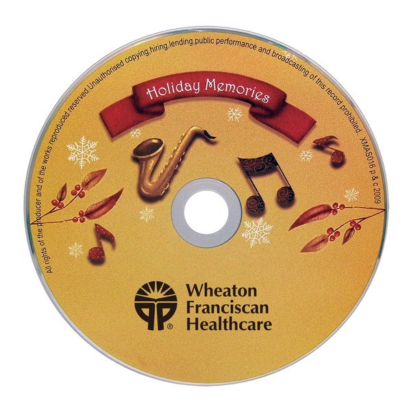 Happy Holidays Greeting Card w/ Holiday Music CD