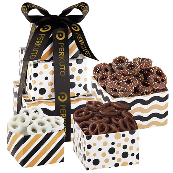 Tower of Triple Pretzel Delights