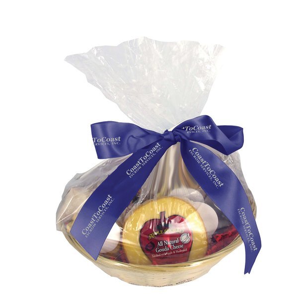 Cheese & Cracker Snack Gift Basket Set