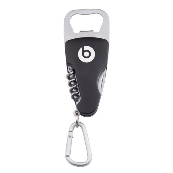 Vino Bottle Opener w/ Carabiner and LED Light