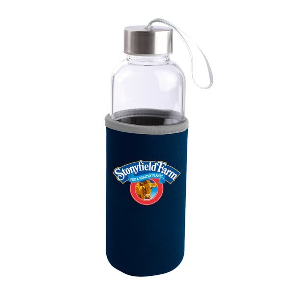 Caspian Glass Bottle w/ Neoprene Sleeve, 16oz.