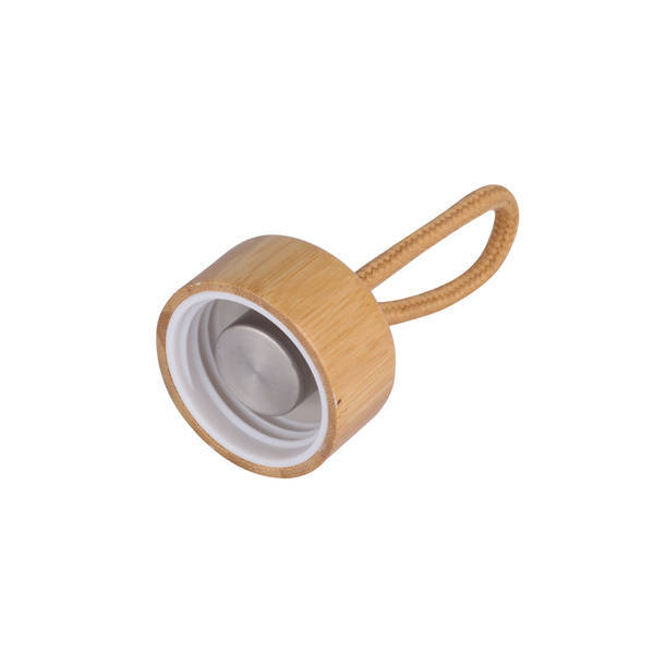 Eden Spa Glass Bottle w/ Bamboo Lid, 16oz.