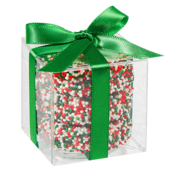 Chocolate Covered Custom Oreo® Present, Nonpareils