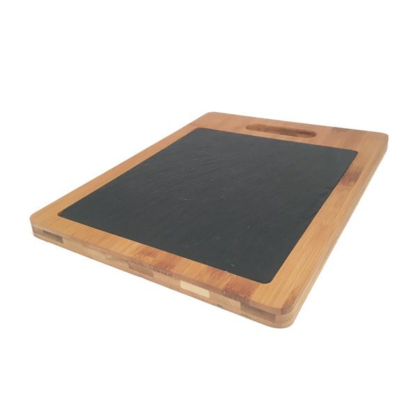 Bamboo Cutting Board w/ Black Slate Insert