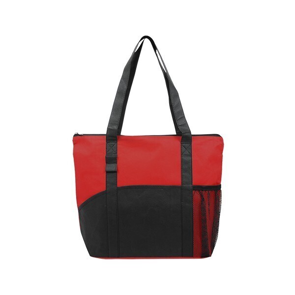 Pocket Trade Show Tote, Non-Woven Polypropylene