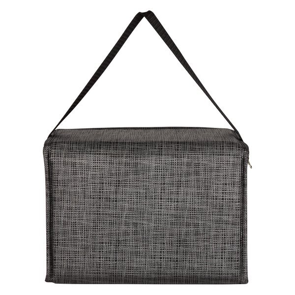 Crosshatched Non-Woven Lunch Cooler Bag
