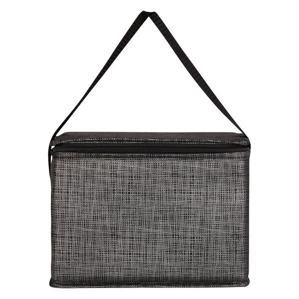 Crosshatched Non-Woven Lunch Cooler Bag