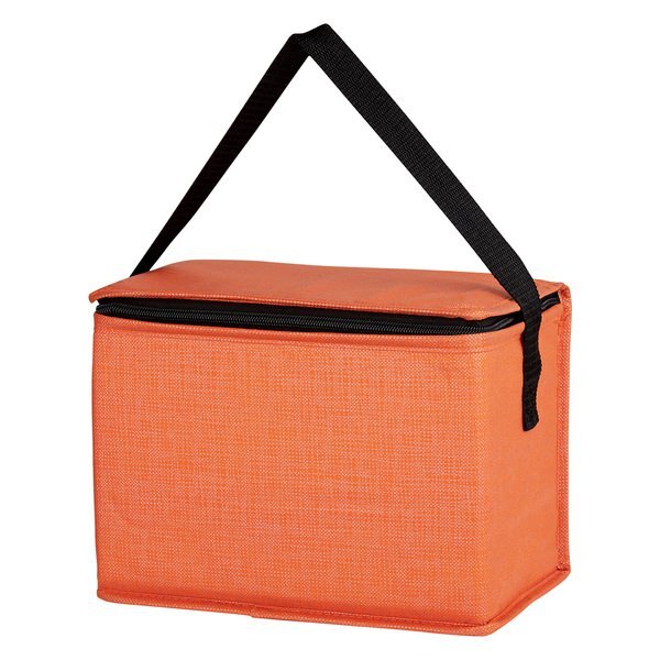 Crosshatched Non-Woven Lunch Cooler Bag