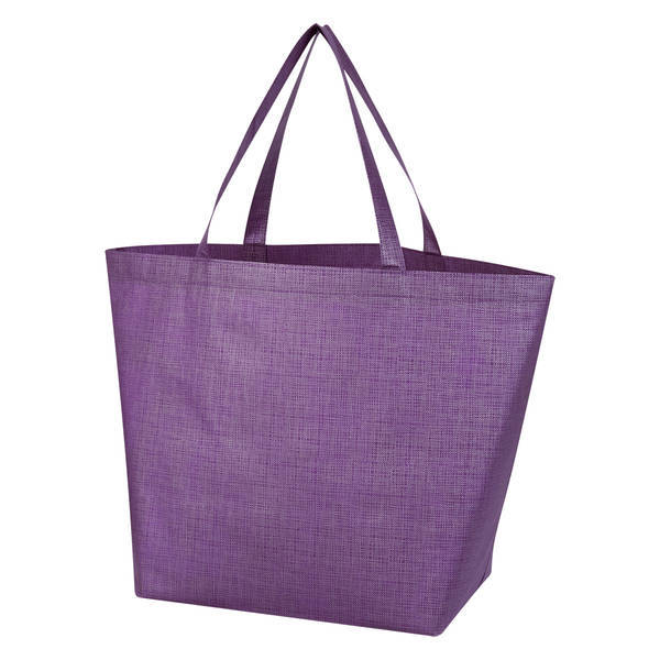 Crosshatched Non-Woven Tote Bag