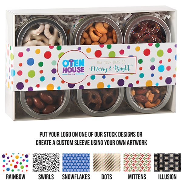 Sweet & Salty Delights 6 Tin Gift Set