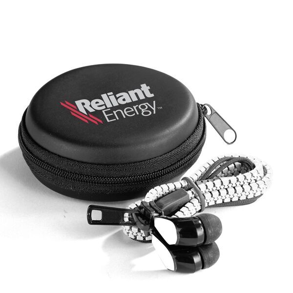 Zipper Ear Buds in Case