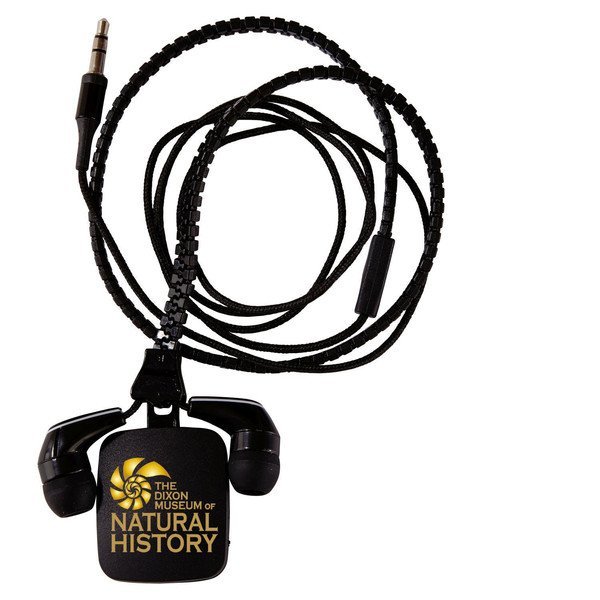 Zipper Ear Buds with Pull