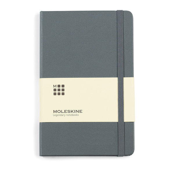 Moleskine® Hard Cover Ruled Medium Notebook, 4-1/2" x 7"