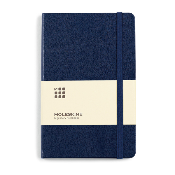 Moleskine® Hard Cover Ruled Medium Notebook, 4-1/2" x 7"