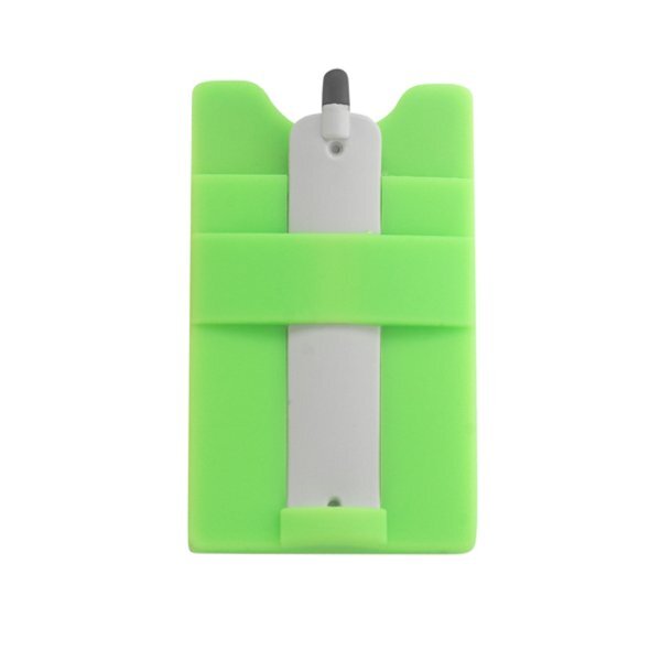 Silicone Smart Wallet w/ Stylus Stand
