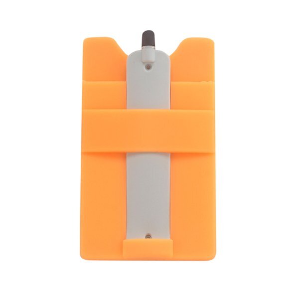 Silicone Smart Wallet w/ Stylus Stand