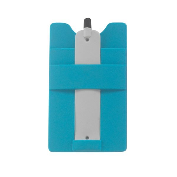 Silicone Smart Wallet w/ Stylus Stand