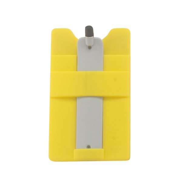 Silicone Smart Wallet w/ Stylus Stand