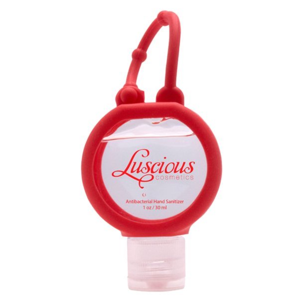 Round Travel Antibacterial Hand Sanitizer, 1oz.