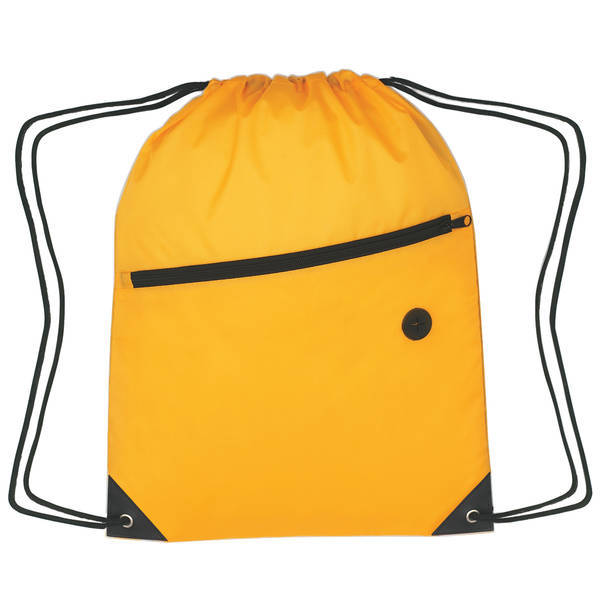 Large Polyester Sports Pack w/ Front Zipper