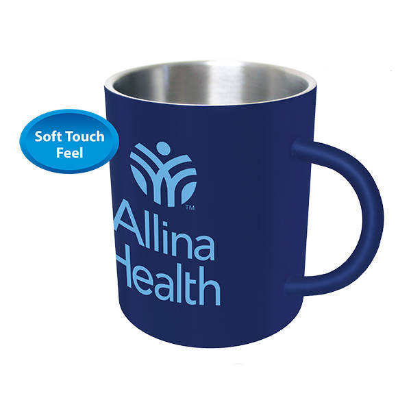 Soft Touch Halcyon™ Stainless Steel Coffee Mug, 15oz.
