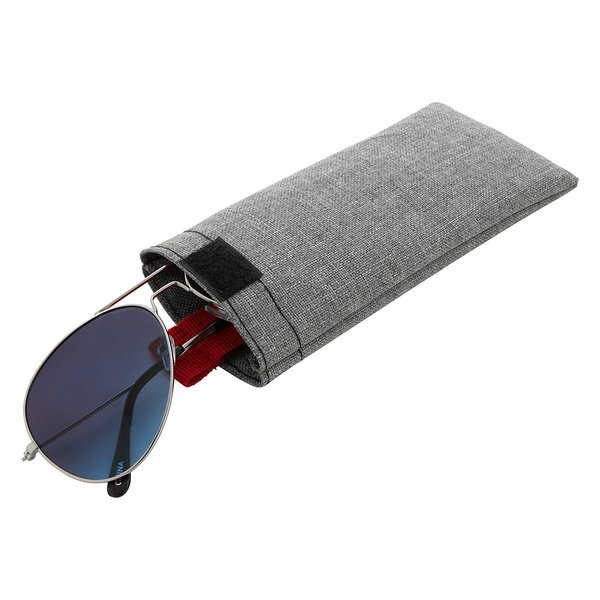 Heathered Eyeglass Protective Pouch