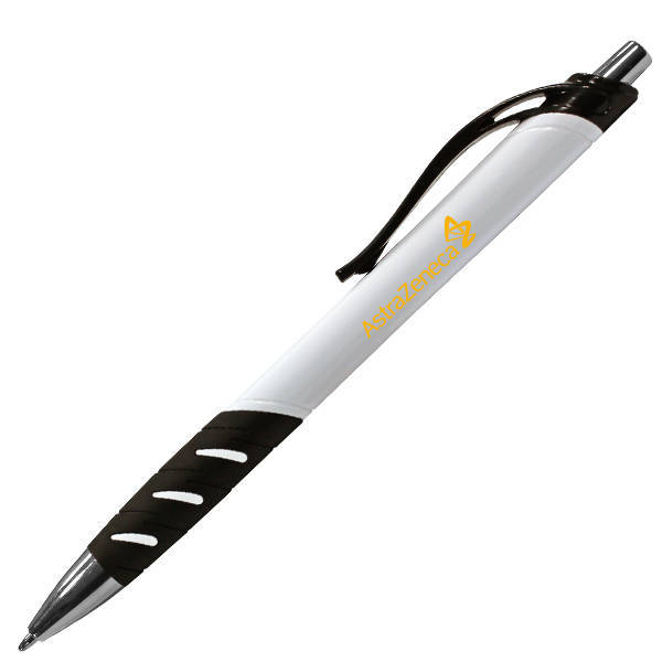White Allure Grip Pen