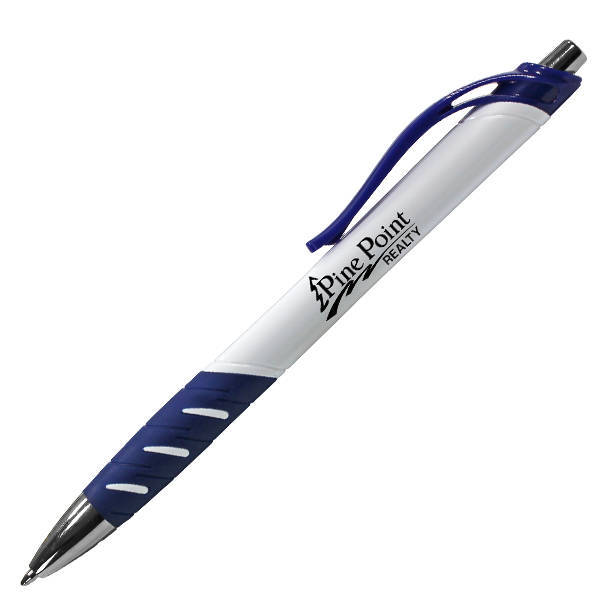White Allure Grip Pen
