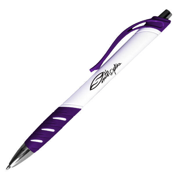 White Allure Grip Pen