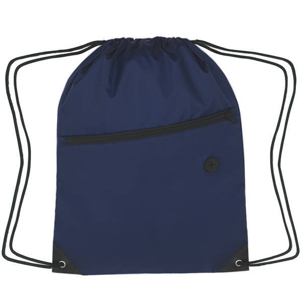 Large Polyester Sports Pack w/ Front Zipper