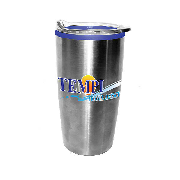 Niagara Stainless Steel Tumbler, 20oz., Full Color Imprint