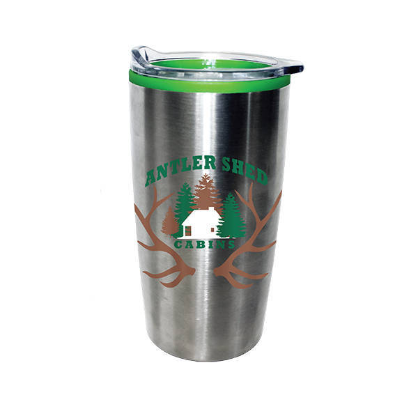 Niagara Stainless Steel Tumbler, 20oz., Full Color Imprint