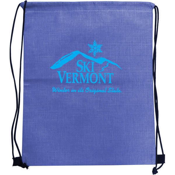 Criss Cross Non-Woven Drawstring Backpack