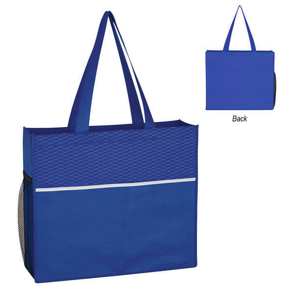 Wave Design Non-Woven Tote