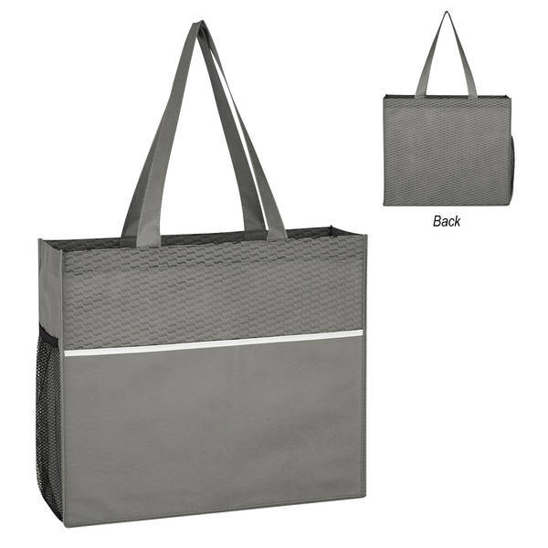 Wave Design Non-Woven Tote